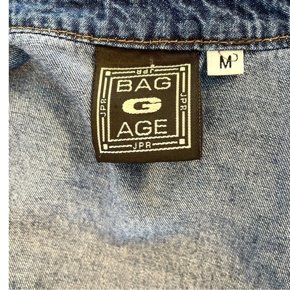 JPR Baggage, Western Style Denim Shirt, Snap Buttons, Excellent Condition - Picture 4 of 4